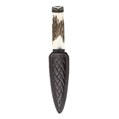 Stag Handle Bottle Opener - Scottish Sgian Dubh Style - Perfect for Whiskey, Beer, and Home Bar Accessories