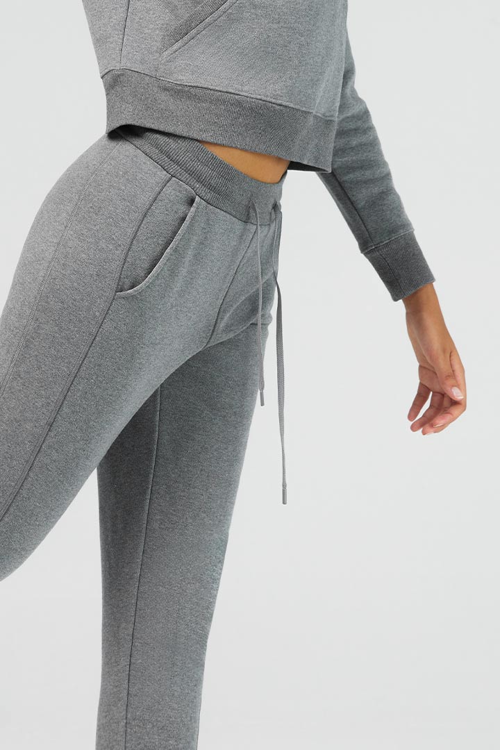 Mid Rise Sweatpants for Women - Comfortable High Waisted Joggers with Pockets | Perfect for Yoga, Lounge & Running
