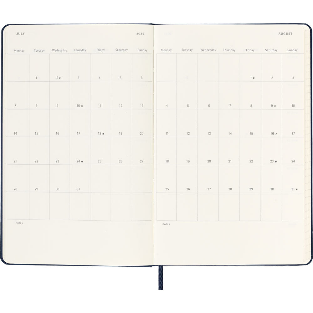 2025 Moleskine Hard Cover Planner - 5.1