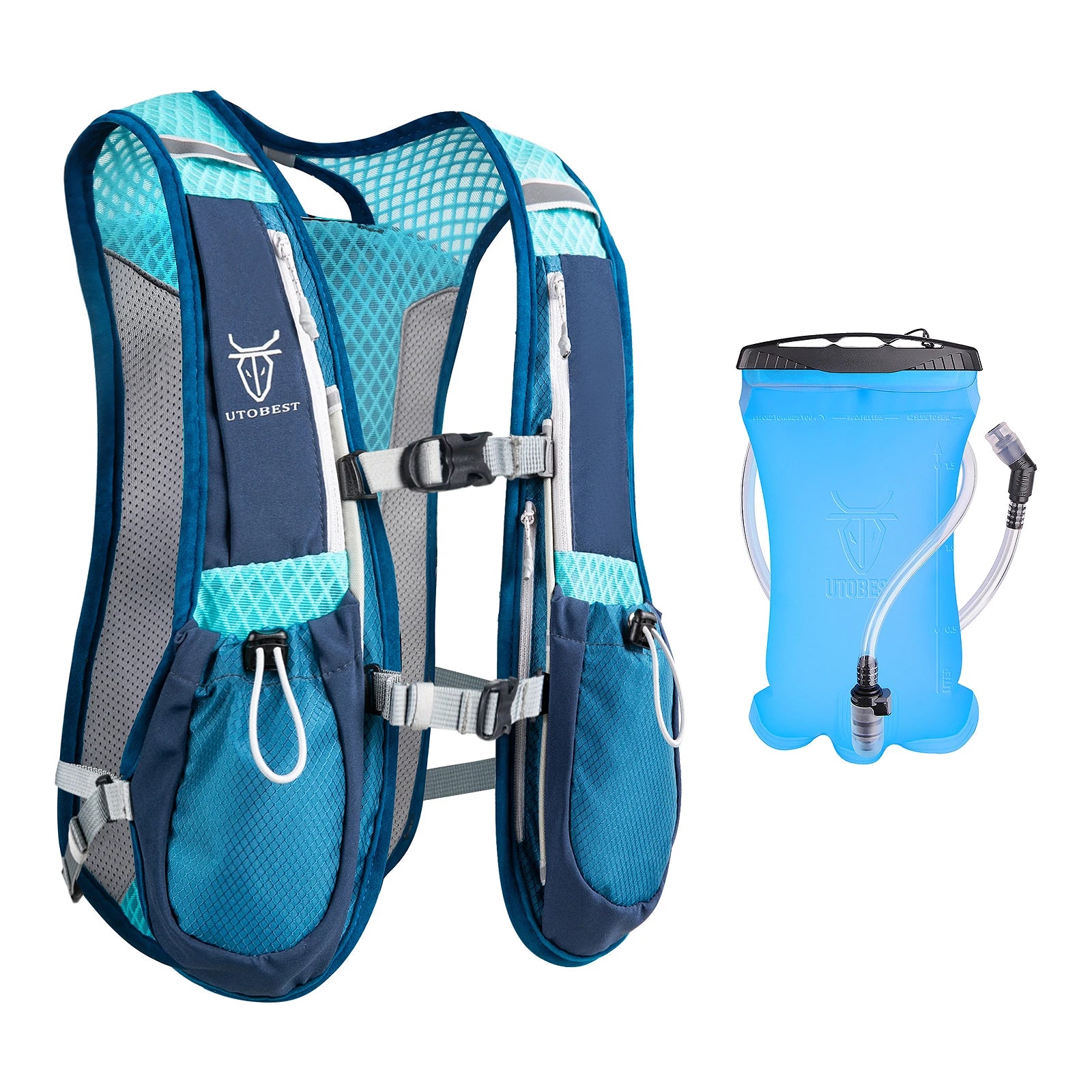 Blue 1.5L Water Bag