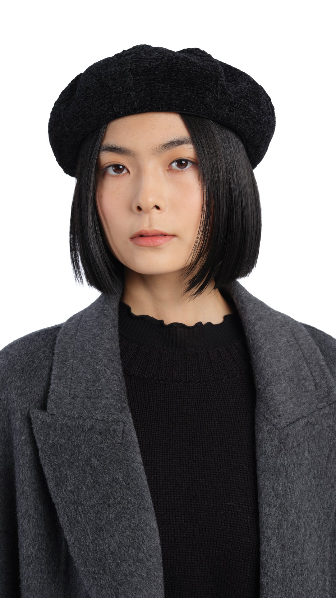 Stylish Cable Knitted Artist Beret Hat - Soft Wool Winter Beanie for Women & Men - Perfect for Painting, Photography & Fashion Outfits
