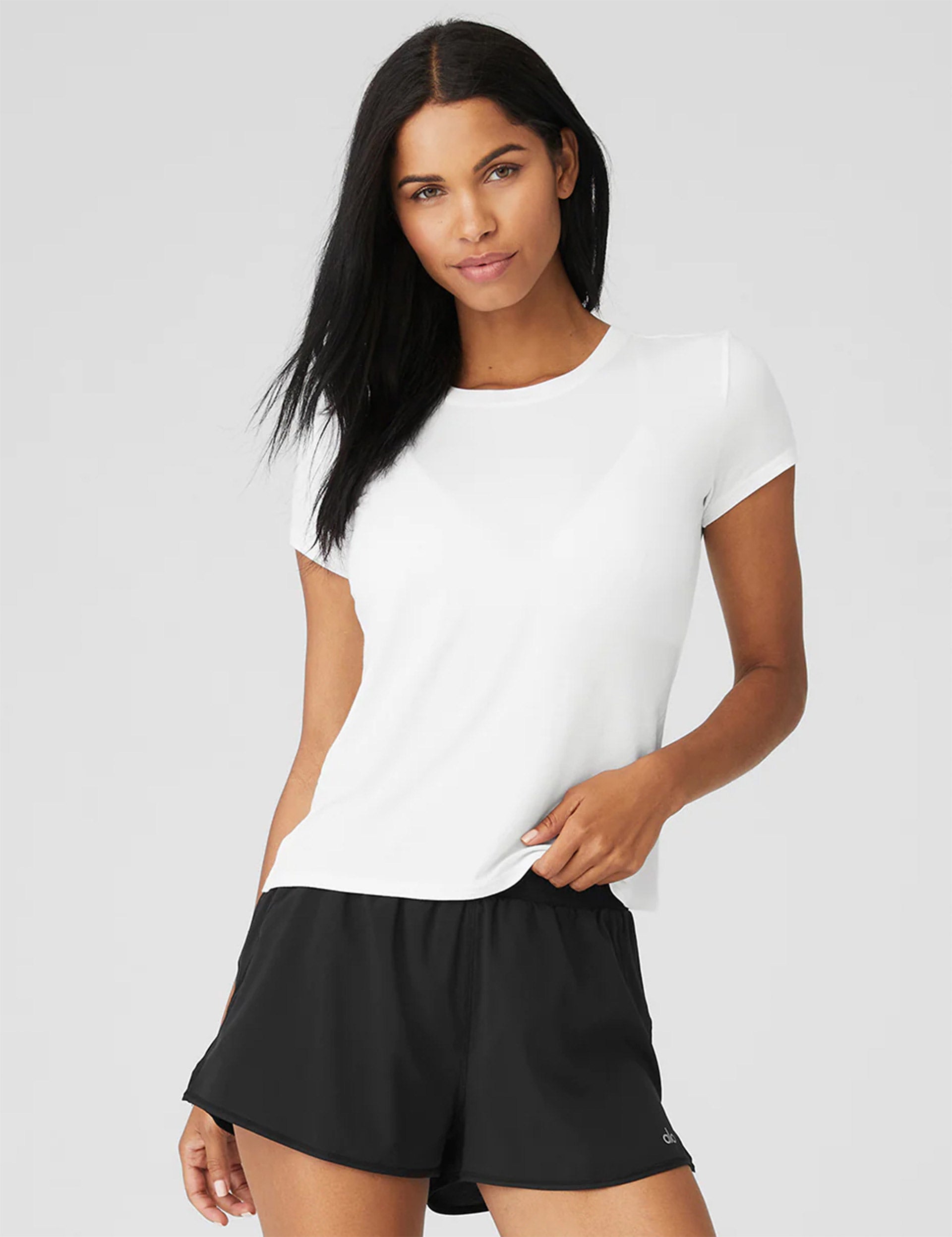 Premium White Short Sleeve T-Shirt for Men - All Day Comfort Cotton Tee - Casual Wear, Gym, Workout & Everyday Outfits
