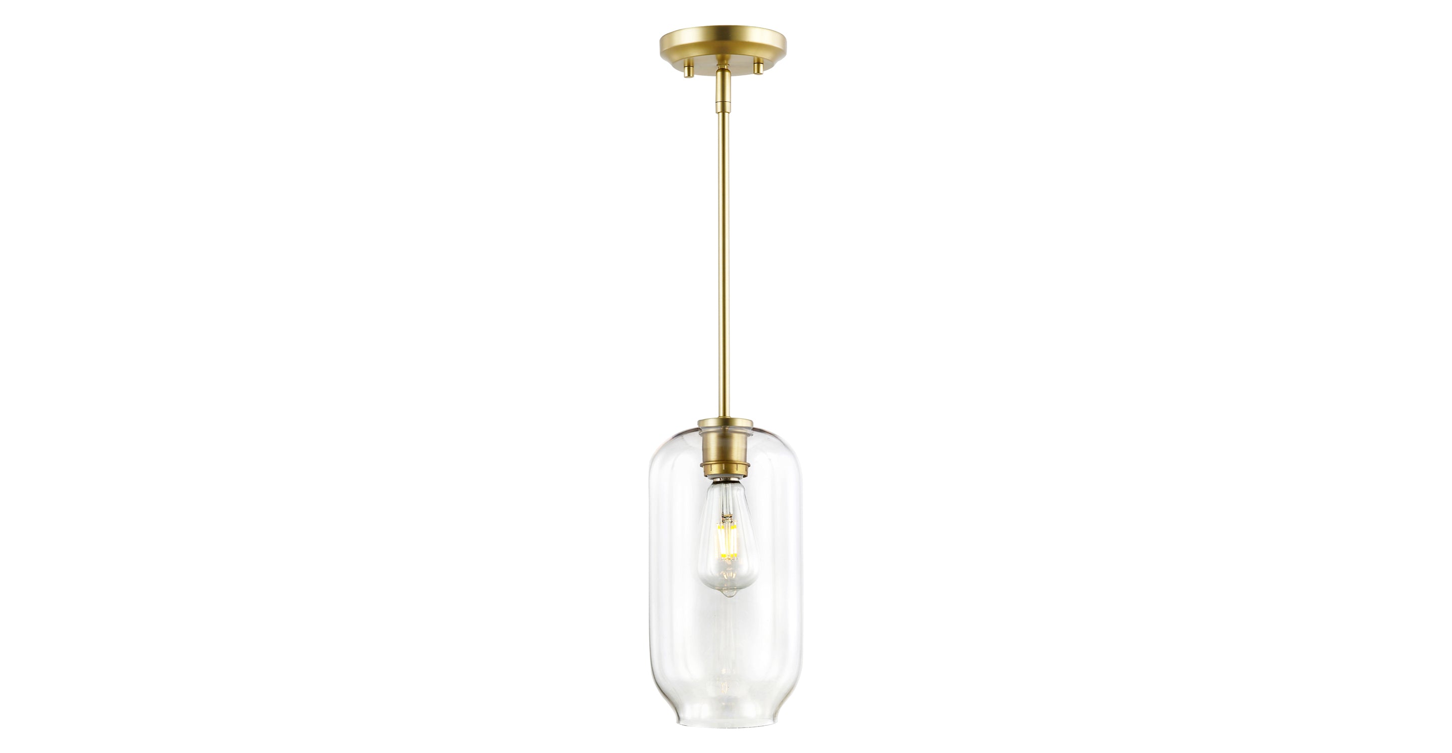 Brushed Brass/Clear