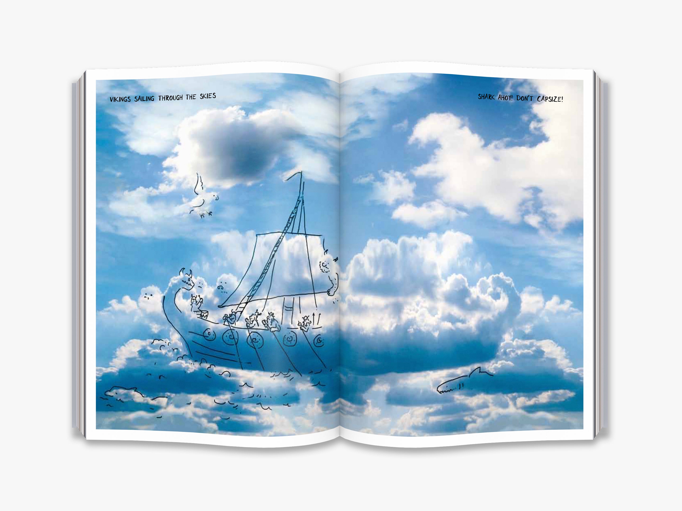 Hirameki: Clouds - Abstract Art Print for Home & Office Decor - Perfect for Living Room, Bedroom, or Workspace Wall Art