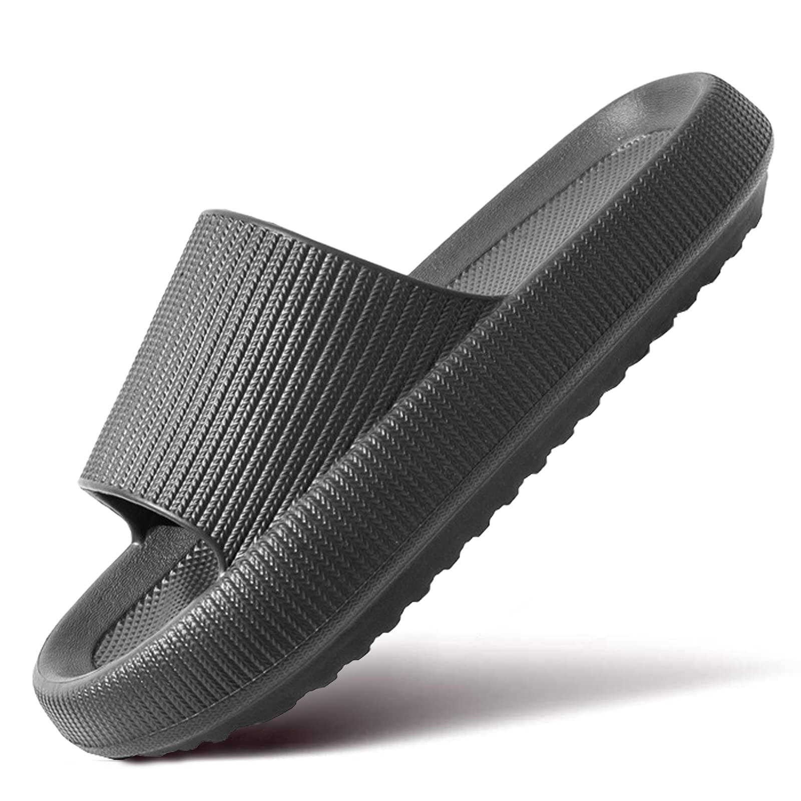 Cloud Slippers for Women and Men - Ultra Soft Pillow Slippers with Non-Slip Sole | Shower Slides & Bathroom Sandals | Thick Cushioned Comfort for Home, Spa, and Relaxation