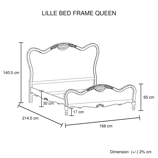 Bedzy Luxe 4-Piece Queen Bedroom Suite Set - White Washed Finish | Complete Bedroom Furniture Package for Master Bedroom or Guest Room