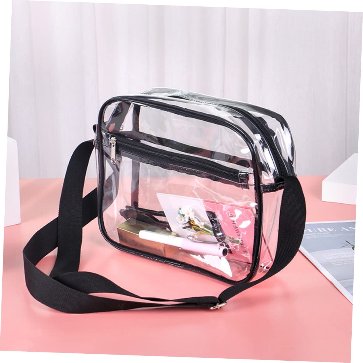 KITANDOVE Women's Crossbody Bag - Lightweight PVC Shoulder Purse for Shopping, Travel & Daily Use | Compact Storage, Fashionable & Durable Handbag for Women