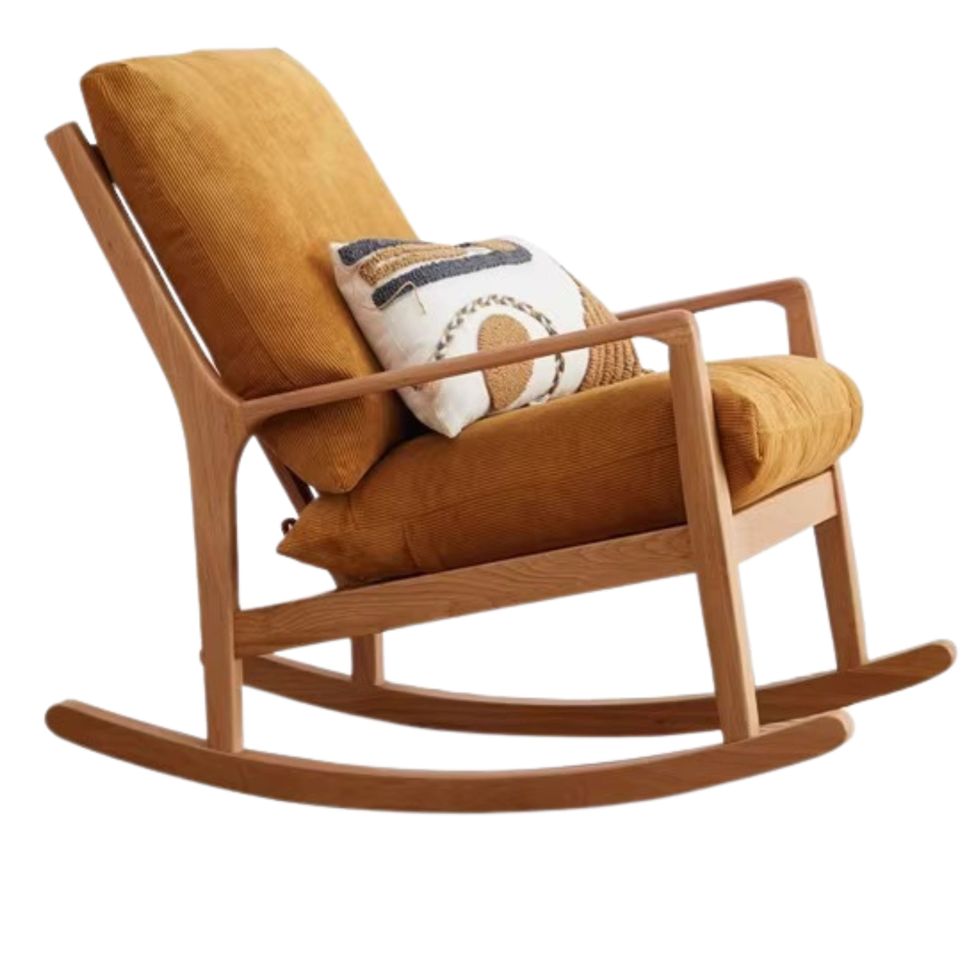 39.4x26x32.3 inch /100x66x82сm /Natural Wood Color/ solid wood rocking chair