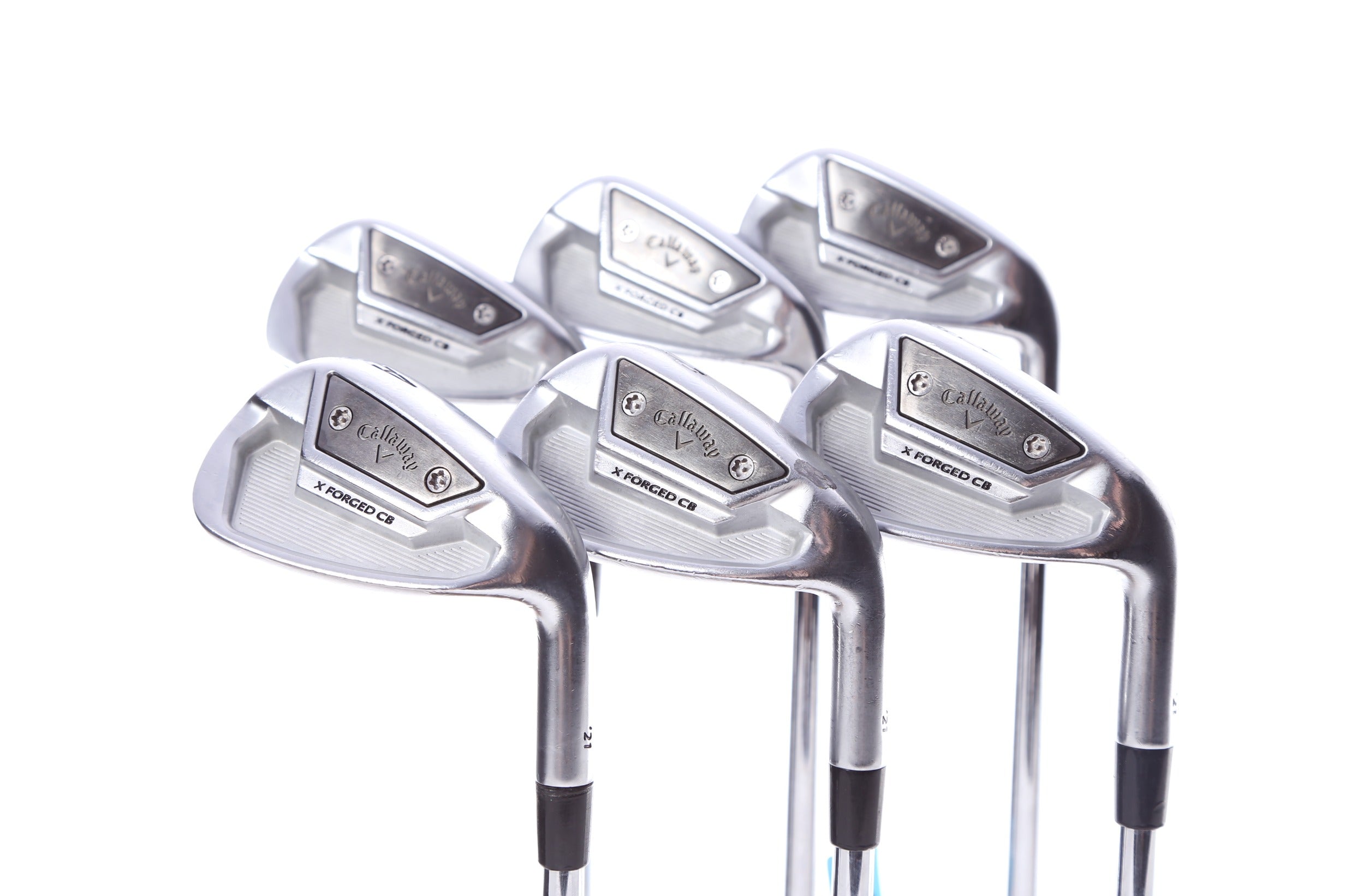 Callaway X Forged CB 21 Iron Set - Right Handed 6-AW Stiff Flex Golf Clubs | Premium Used Golf Irons for Men | Perfect for Driving Range & Course Play