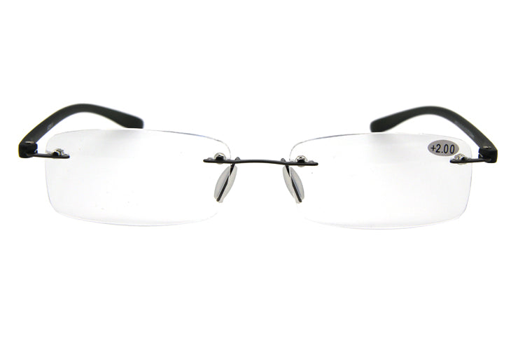 Blue Light Blocking Reading Glasses - Rimless & Frameless Design for Men & Women - Perfect for Computer Work, Gaming & Screen Time Protection
