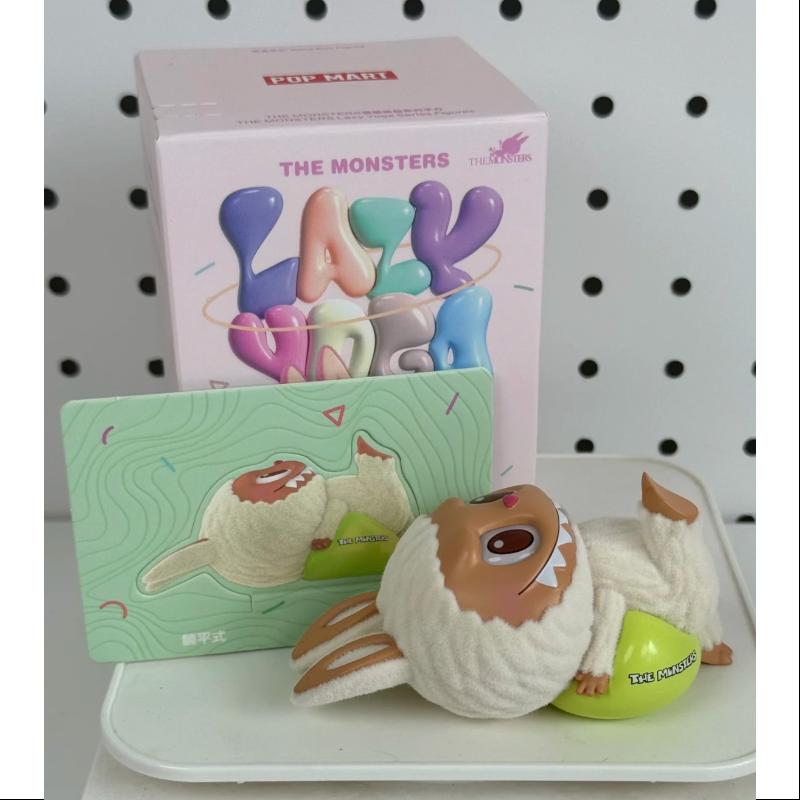Labubu The Monsters Lazy Yoga Series Complete Set - Cute Collectible Vinyl Figures for Home Decor, Office Display & Gift Giving