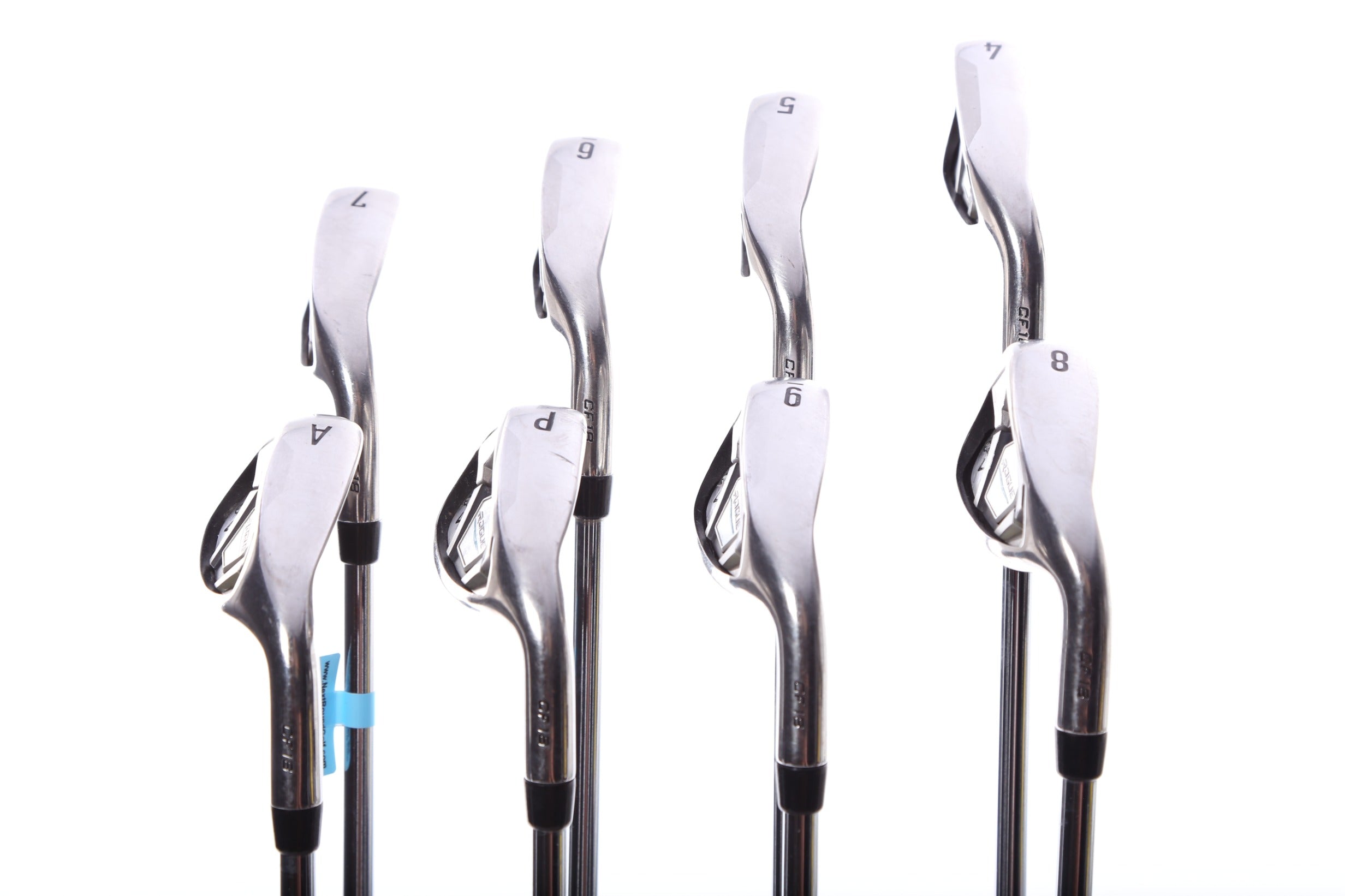 Used Callaway Rogue Iron Set - Right Handed 4-PW, AW Stiff Flex Golf Clubs for Men | Premium Pre-Owned Irons for Driving Range & Course Play