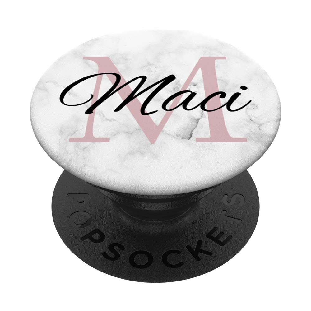 Maci Rose Pink Glamour Monogram Letter M Necklace for Girls - Perfect Gift for Birthdays, Valentine's Day & Special Occasions