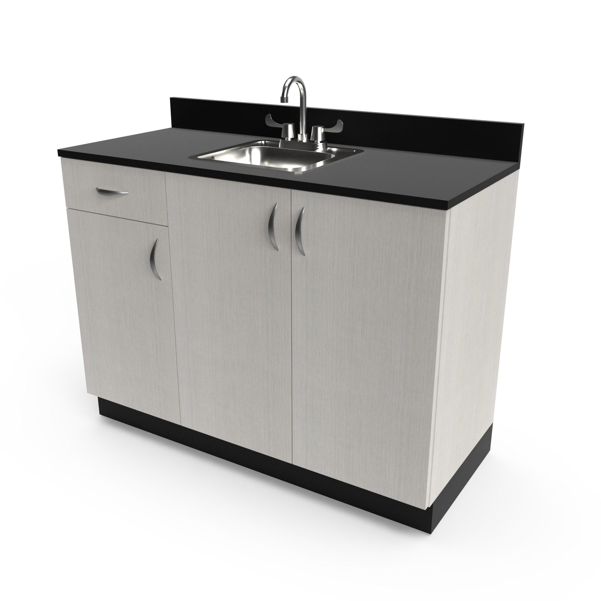 48 Sink Cabinet Organizer - Under Sink Storage Solution for Kitchen & Bathroom - Expandable Shelf Organizer for Cleaning Supplies, Sponges & More