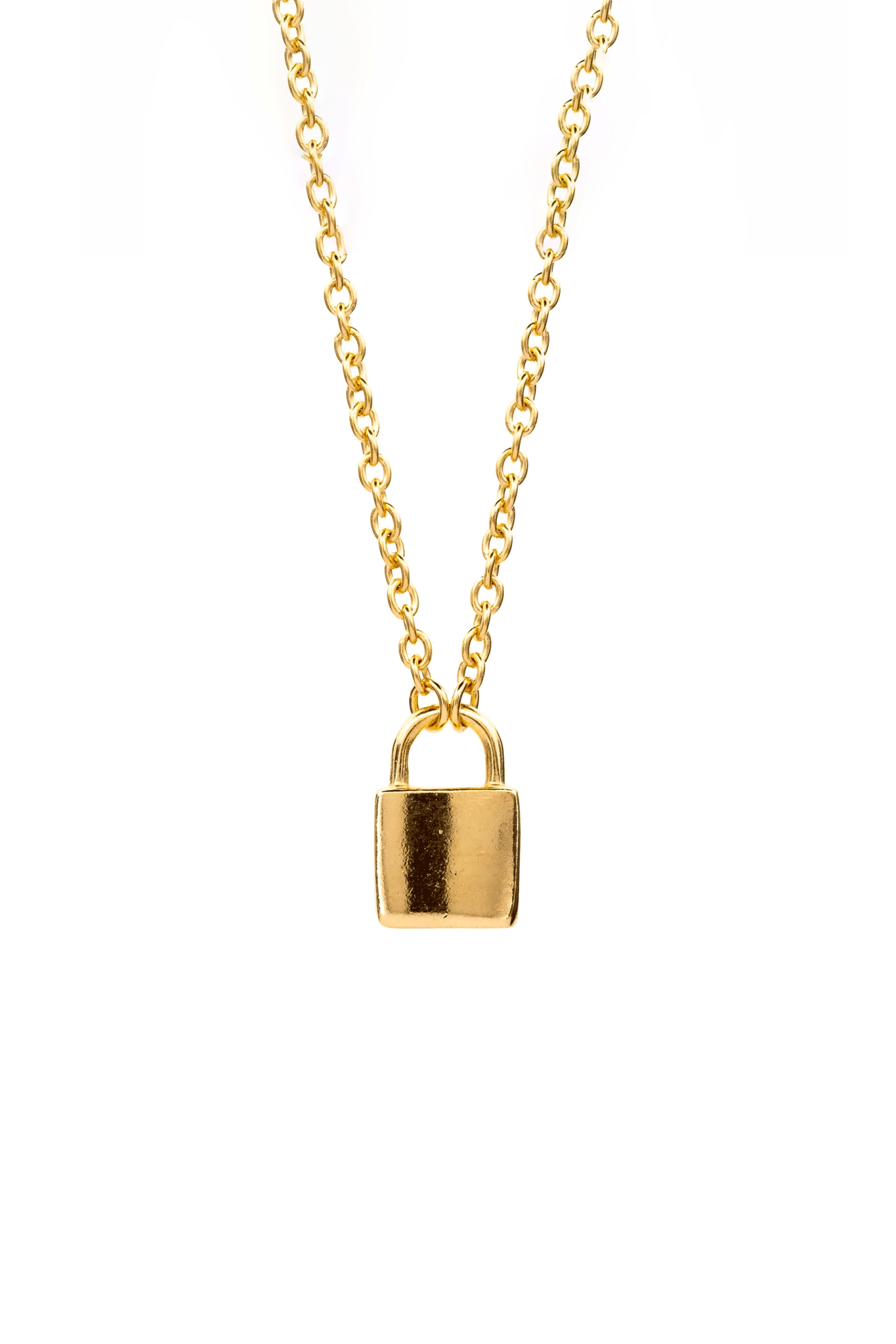 Lil' Lock Necklace - 14K Gold Pendant for Women, Secure & Stylish Jewelry Gift for Her - Perfect for Valentine's Day, Anniversary & Everyday Wear