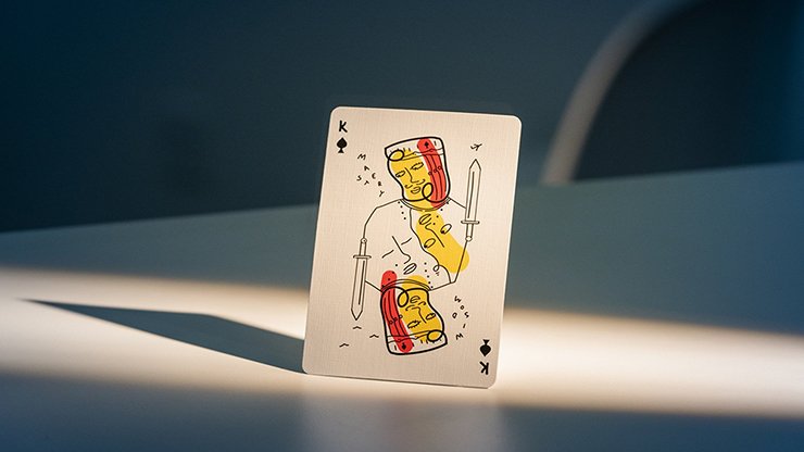 Shantell Martin Playing Cards by Theory11 - Premium Black Deck for Card Games, Magic Tricks & Collectibles | Unique Art Design for Poker, Bridge & Cardistry Enthusiasts