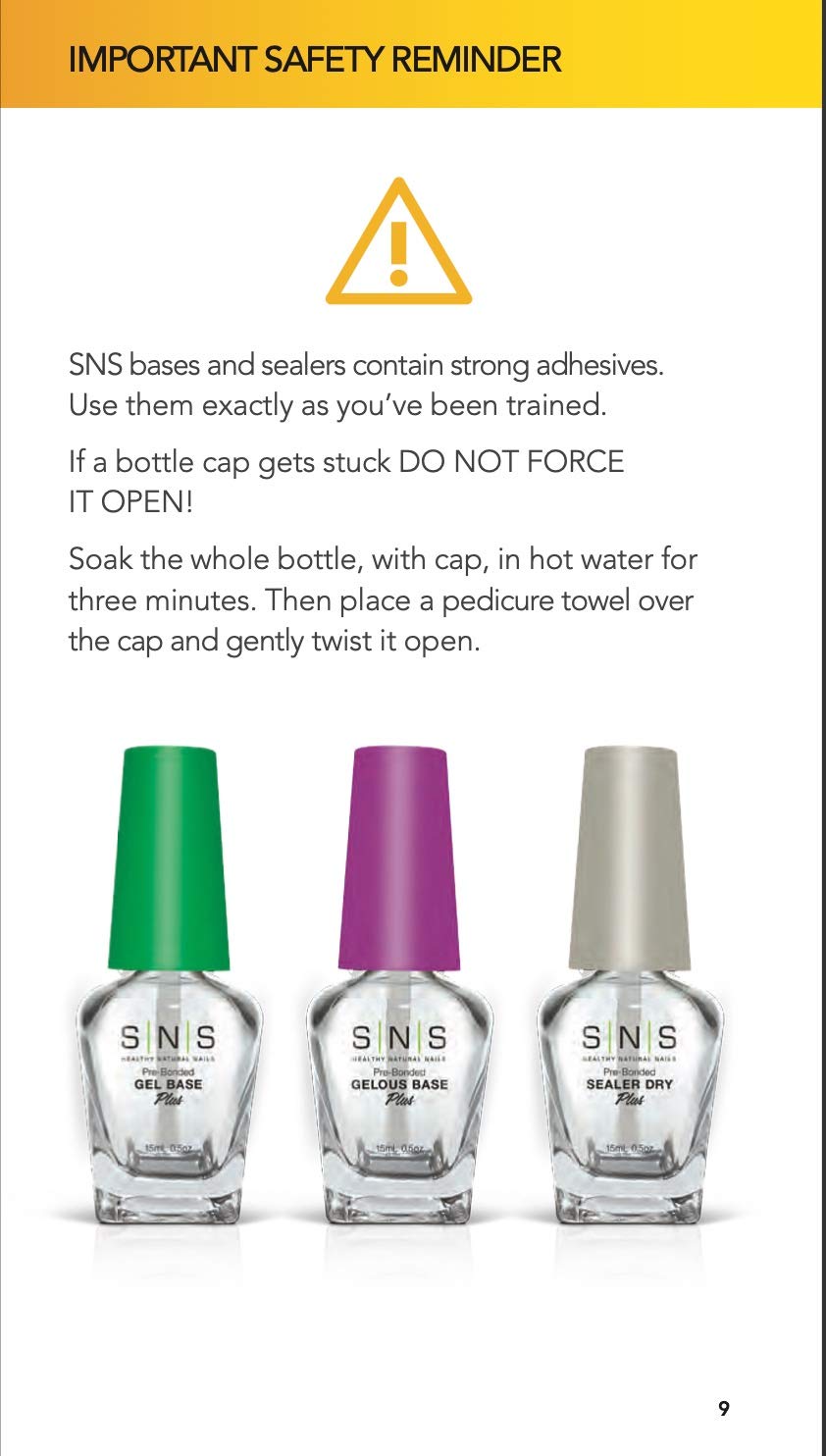 SNS Nails Dipping Powder Liquid Set - 3 Bottles (0.5oz Each) with Gel Base, Gelous Base & Sealer Dry for Professional Nail Dipping System | Perfect for Salon & Home Manicures