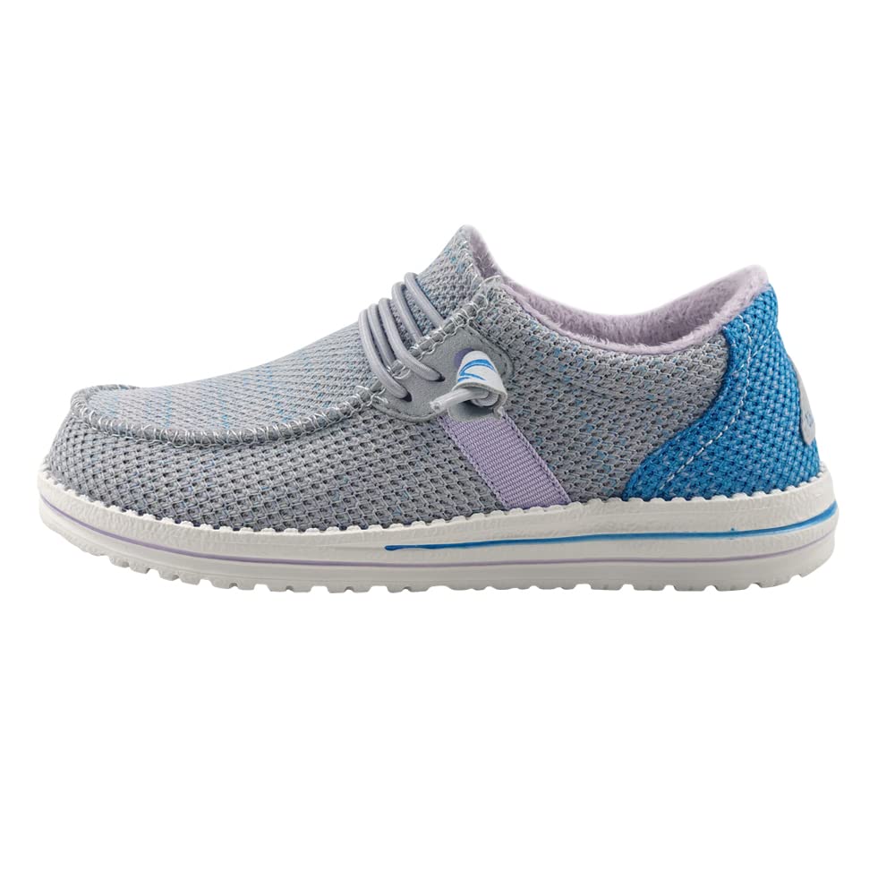 UNIVERSECUP Kids Stretch Loafers - Slip On Canvas Sneakers for Boys & Girls | Comfortable Lightweight Boat Shoes for School, Play & Daily Walking | Casual Fashion Deck Shoes for Toddlers & Children