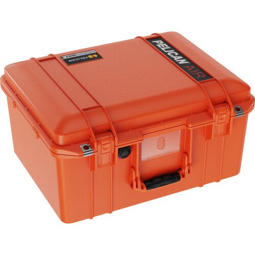 Pelican 1557 AirWF Waterproof Hard Carry Case with Foam Insert - Orange Protective Case for Cameras, Electronics & Tools - Ideal for Travel, Outdoor Adventures & Professional Use