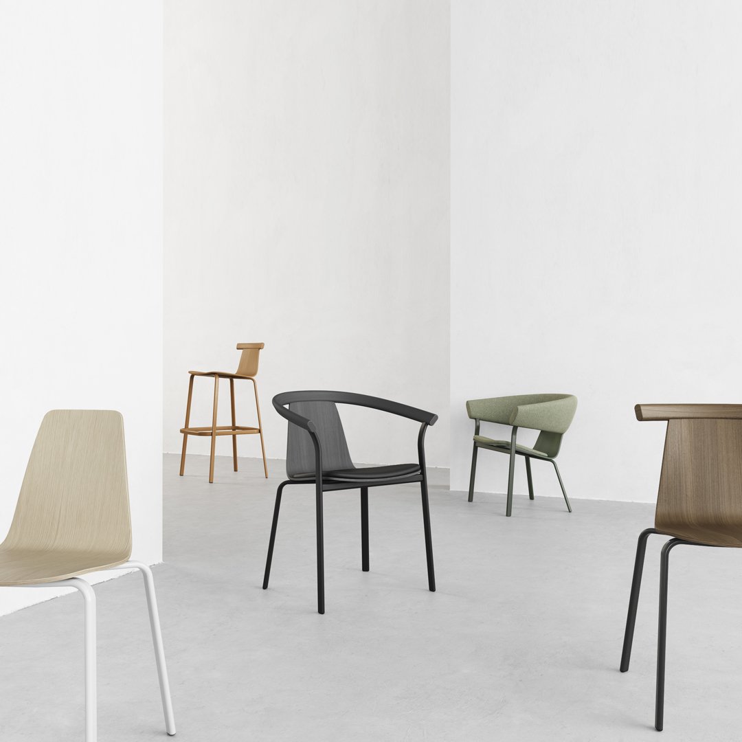 Atal Side Chair with Backrest - Modern Dining Chair for Kitchen, Living Room & Office - Comfortable & Stylish Home Furniture