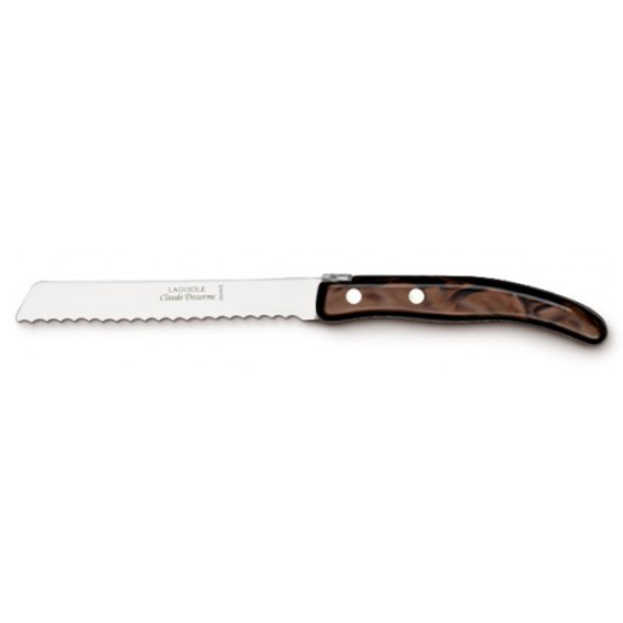 Premium Berlingot Tomato Knife - Stainless Steel Serrated Blade for Slicing Tomatoes, Fruits & Soft Foods - Perfect for Kitchen, BBQ, Picnics & Camping