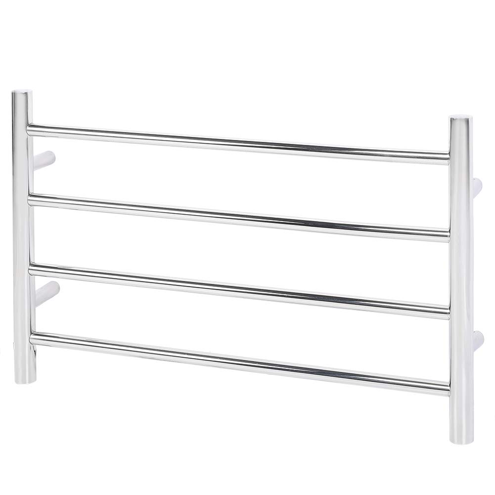 Stainless Steel Wall Mounted Electric Clothes Drying Rack - Fast Heating, Anti Leakage, 110V US Plug - Perfect for Small Spaces, Bathrooms & Laundry Rooms