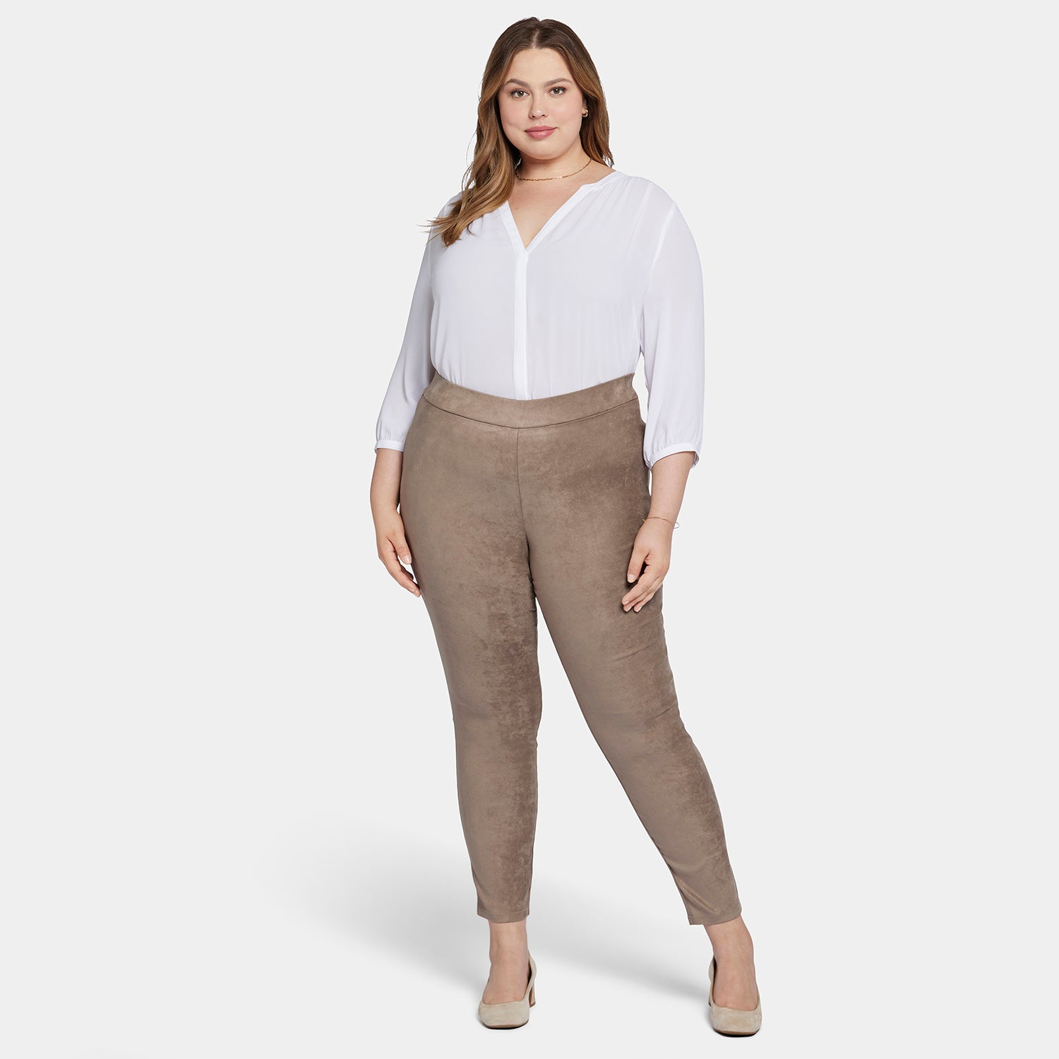Plus Size Basic Legging Pants - Saddlewood | Comfortable & Stretchy Women's Yoga Pants for Workout, Lounge & Everyday Wear