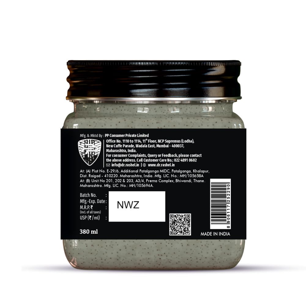 Dr. Rashel Chocolate Body Scrub for Dark Spots - Brightening & Moisturizing Exfoliator for Smooth, Glowing Skin (380ml) - Perfect for Post-Shower Skincare & Spa Day at Home