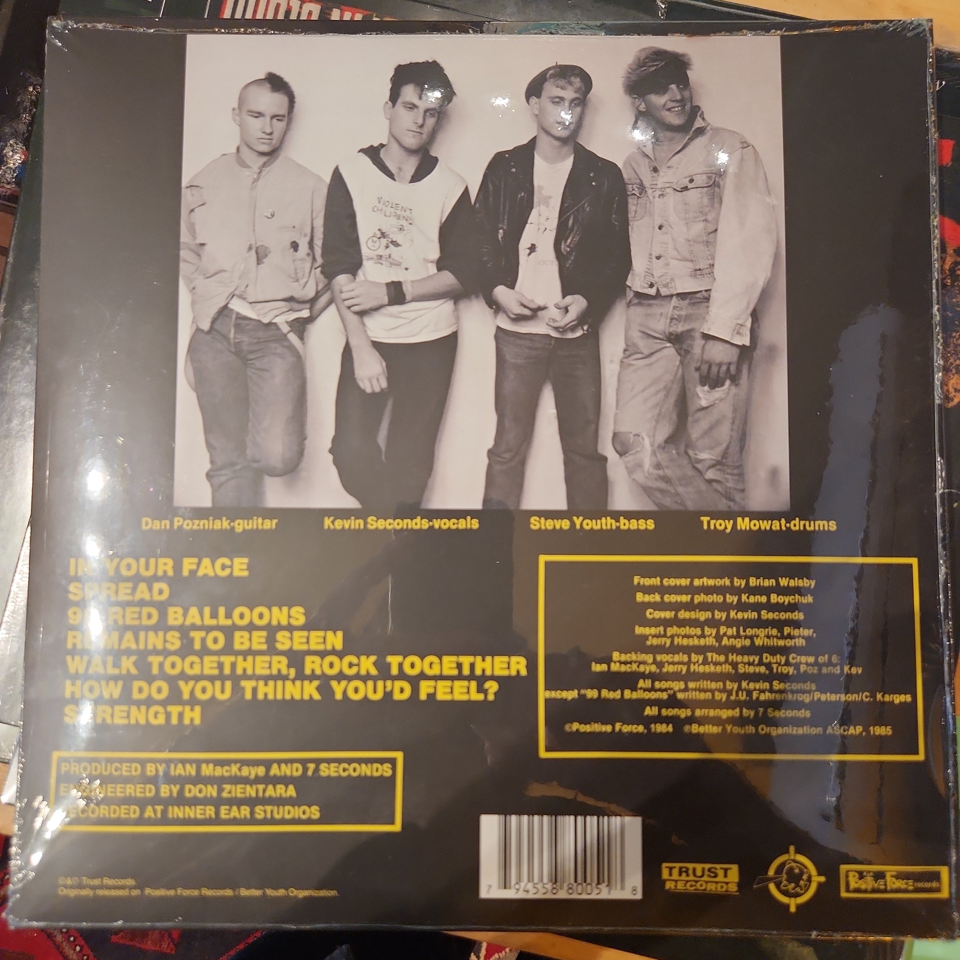 7 Seconds - Walk Together Rock Together Limited Edition Vinyl LP | Punk Rock Music Collectible for Home Decor & Music Lovers