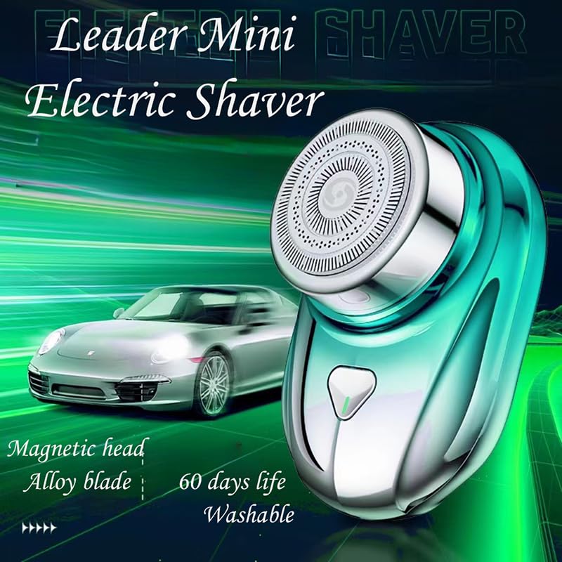 Mini Electric Shaver for Men & Women - Portable Waterproof Wet/Dry Shaver with Fast Charging & 60-Day Battery Life - Perfect for Travel, Office & Business Trips - Compact Pocket Design for On-the-Go Grooming