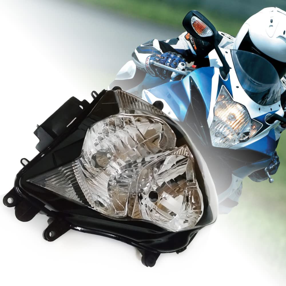 Suzuki GSXR 600 750 K11 Motorcycle Headlight Headlamp (2011-2021) - ABS Plastic Front Lights for Enhanced Visibility & Style - Perfect for Night Riding & Urban Commuting