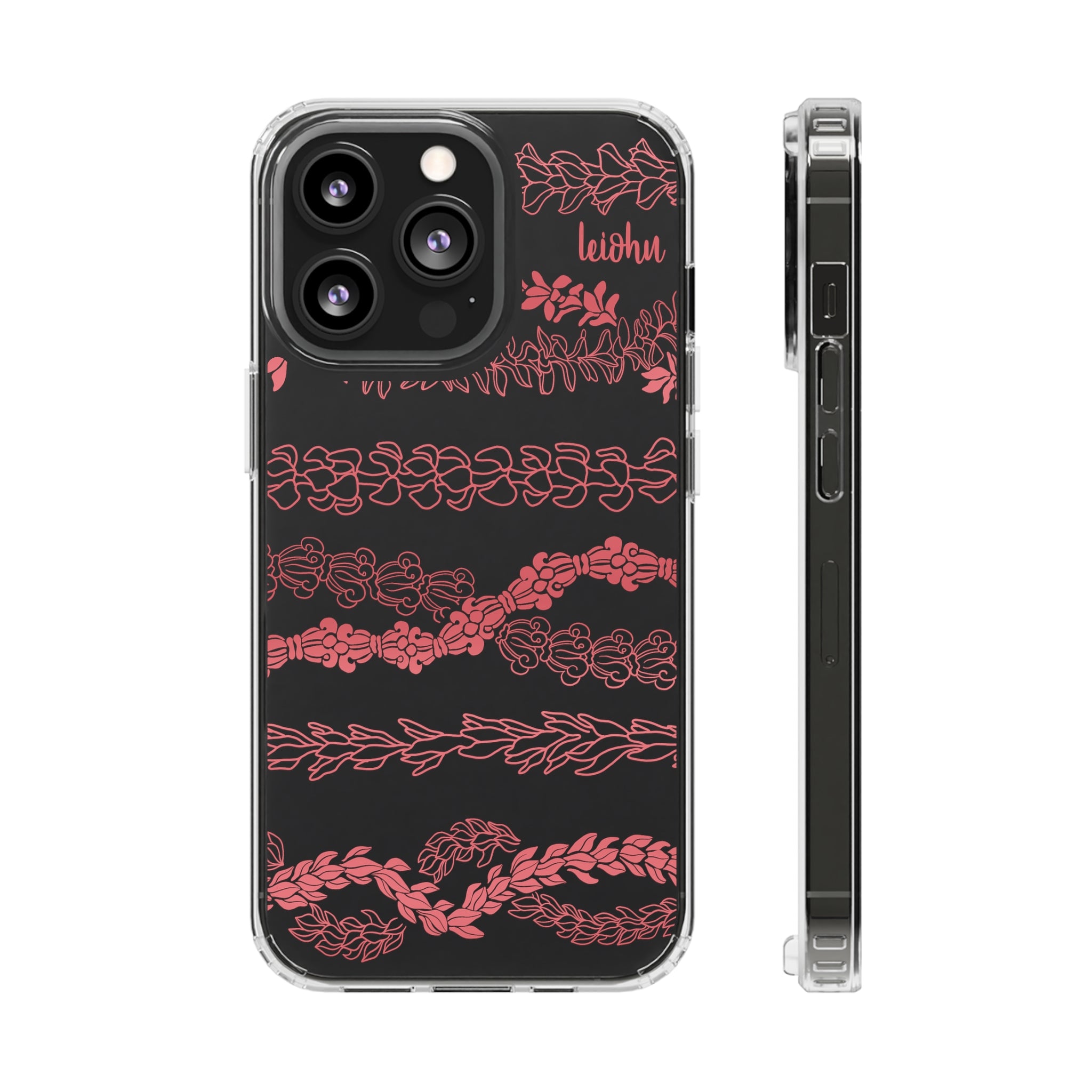 Forever Lei Clear Phone Case - Slim Protective Cover for iPhone 15/14/13/12/11 Pro Max XR XS - Scratch Resistant & Shockproof - Perfect for Everyday Use, Travel, and Outdoor Activities