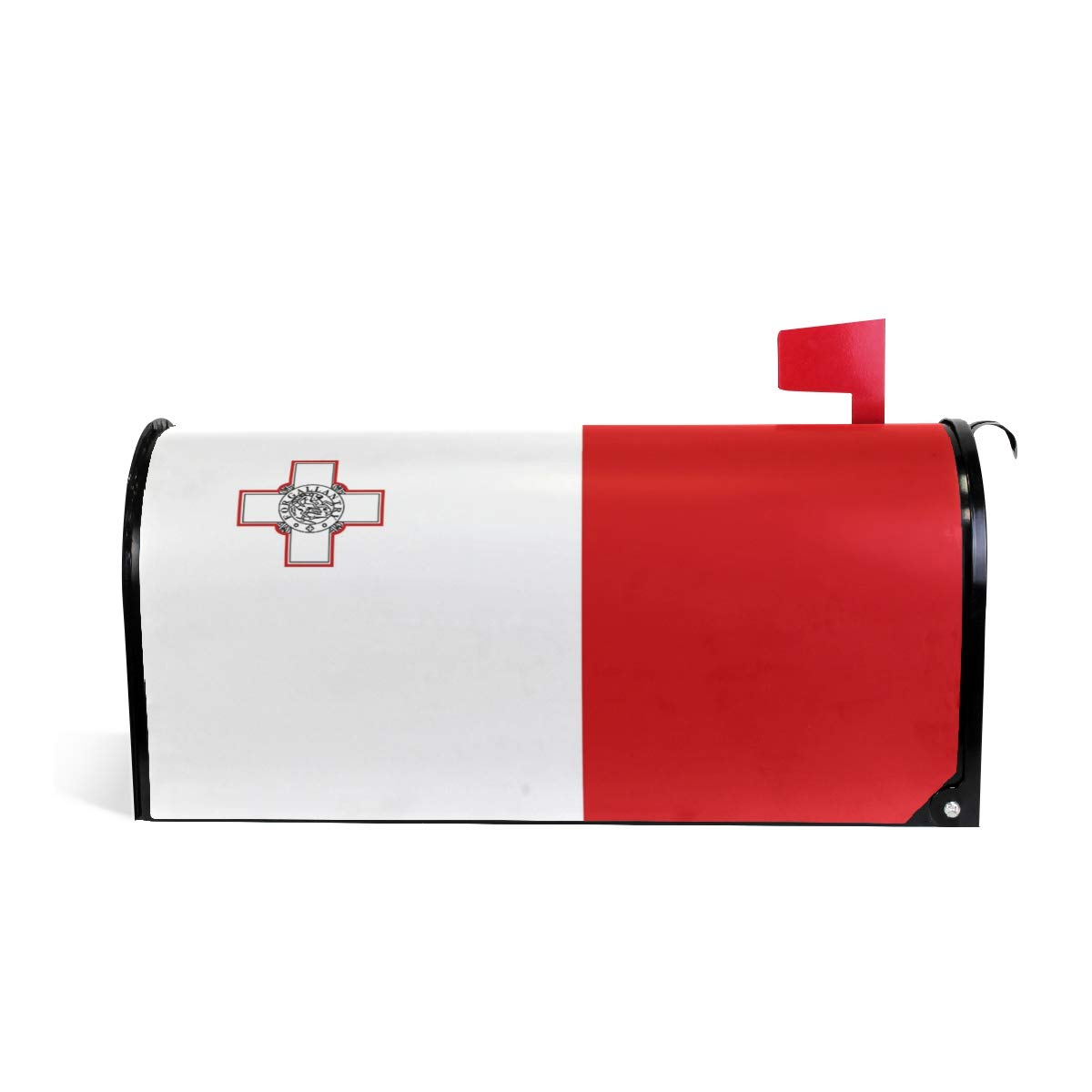 Malta Flag Magnetic Mailbox Cover - 20.7x18 Inch Weatherproof Outdoor Decoration for House, Garden & Yard - Perfect for Holidays, National Pride & Seasonal Decorations