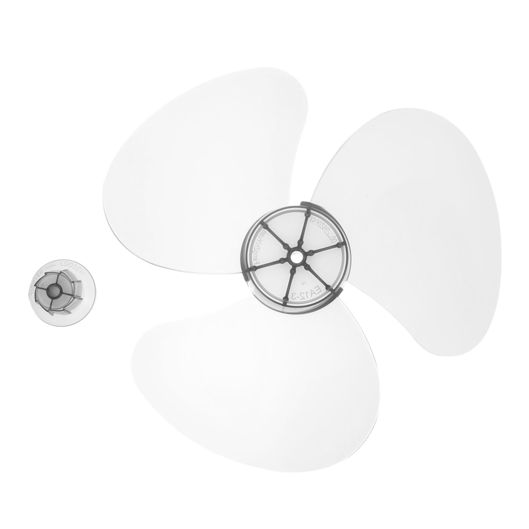 Mobestech 3-Blade Replacement Fan for Desktop Electric Fans - Quiet Cooling for Home, Office & Dorm Rooms