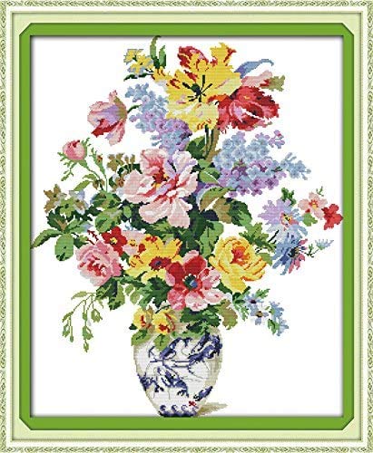 H397 blooming flowers 2, size 24''x28''