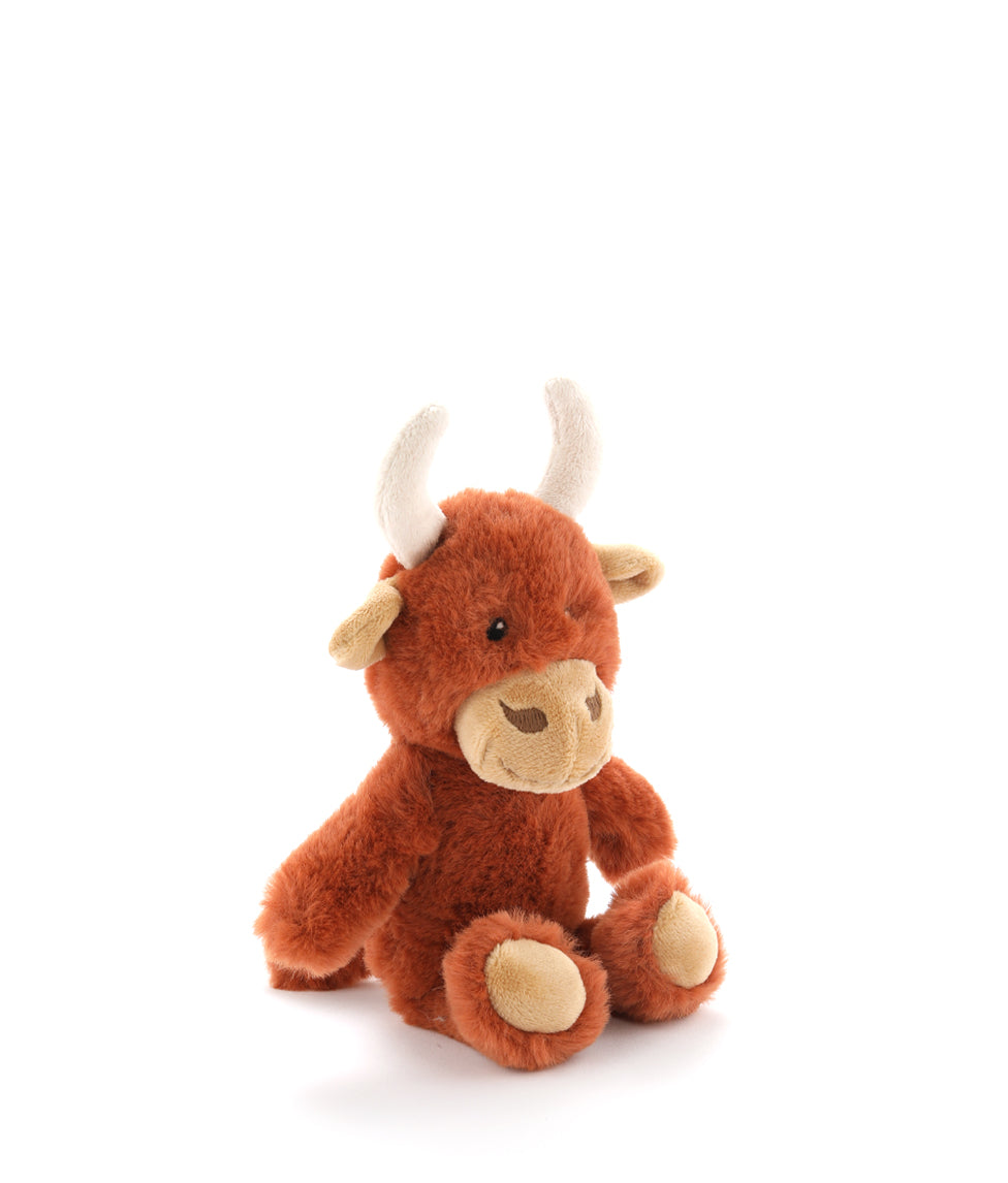 Henry the Highland Cow Baby Rattle - Soft & Safe Teething Toy for Infants & Toddlers - Perfect for Nursery, Playtime & Baby Shower Gifts