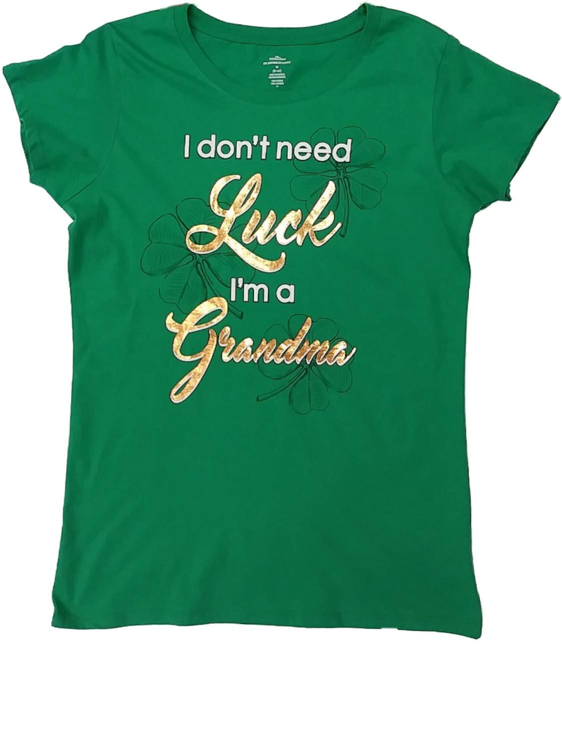 Women's 'Don't Need Luck' St. Patrick's Day Holiday T-Shirt - Funny Grandma Tee for Irish Pride & Festive Celebrations - Perfect for Parades, Pub Crawls & Family Gatherings
