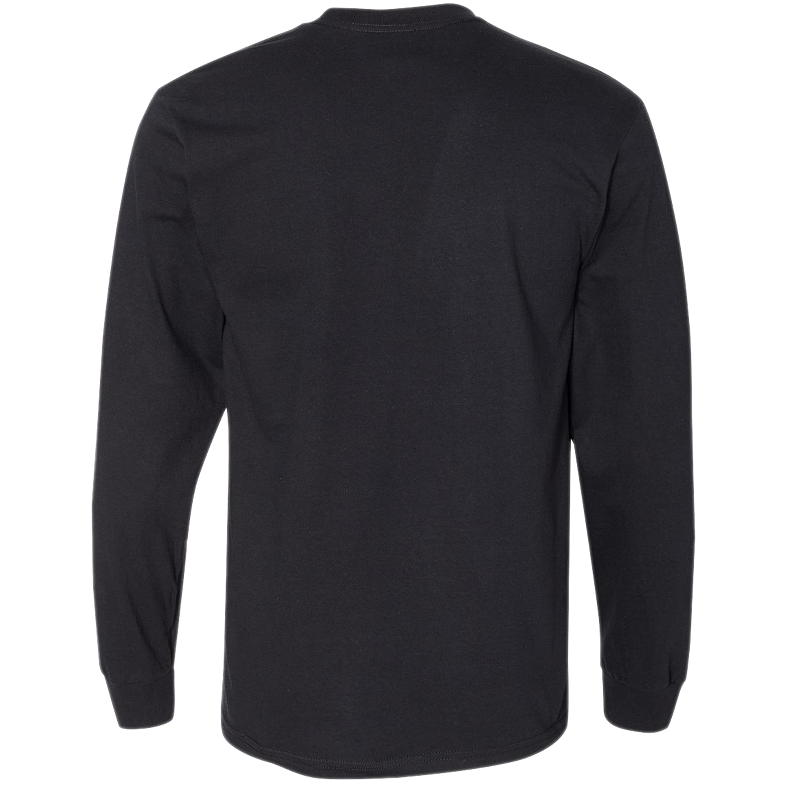 Gildan Hammer H400 Long Sleeve T-Shirt for Men - Soft Cotton Crewneck Shirt - Black - XL (5-Pack) - Perfect for Work, Gym & Casual Wear