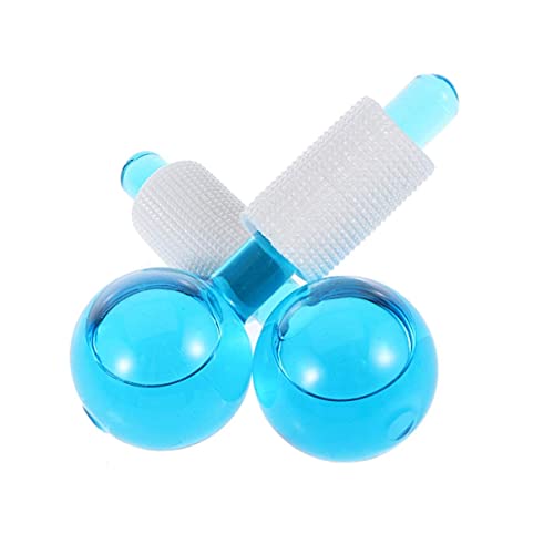 ICE Globes Facial Roller - Cold Therapy Skin Massagers for Face & Neck - Magic Cool Roller Balls to Reduce Puffiness & Dark Circles | Perfect for Morning Routine, Spa Days & Post-Workout Recovery
