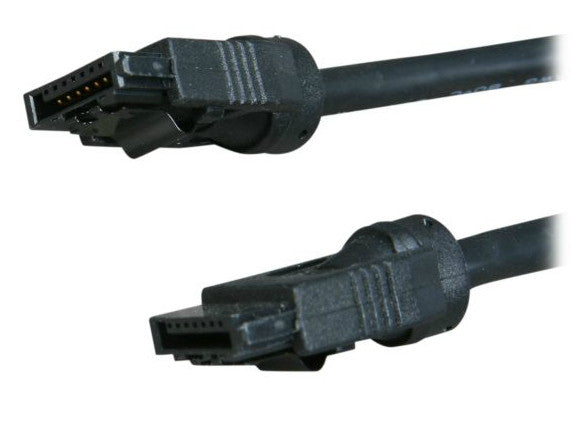 Premium SATA III 6Gbps Data Cable - 6 Inch Black Straight to Straight Connector (OK6A3RK11) for PC Builds, Hard Drive Upgrades & External Storage Solutions
