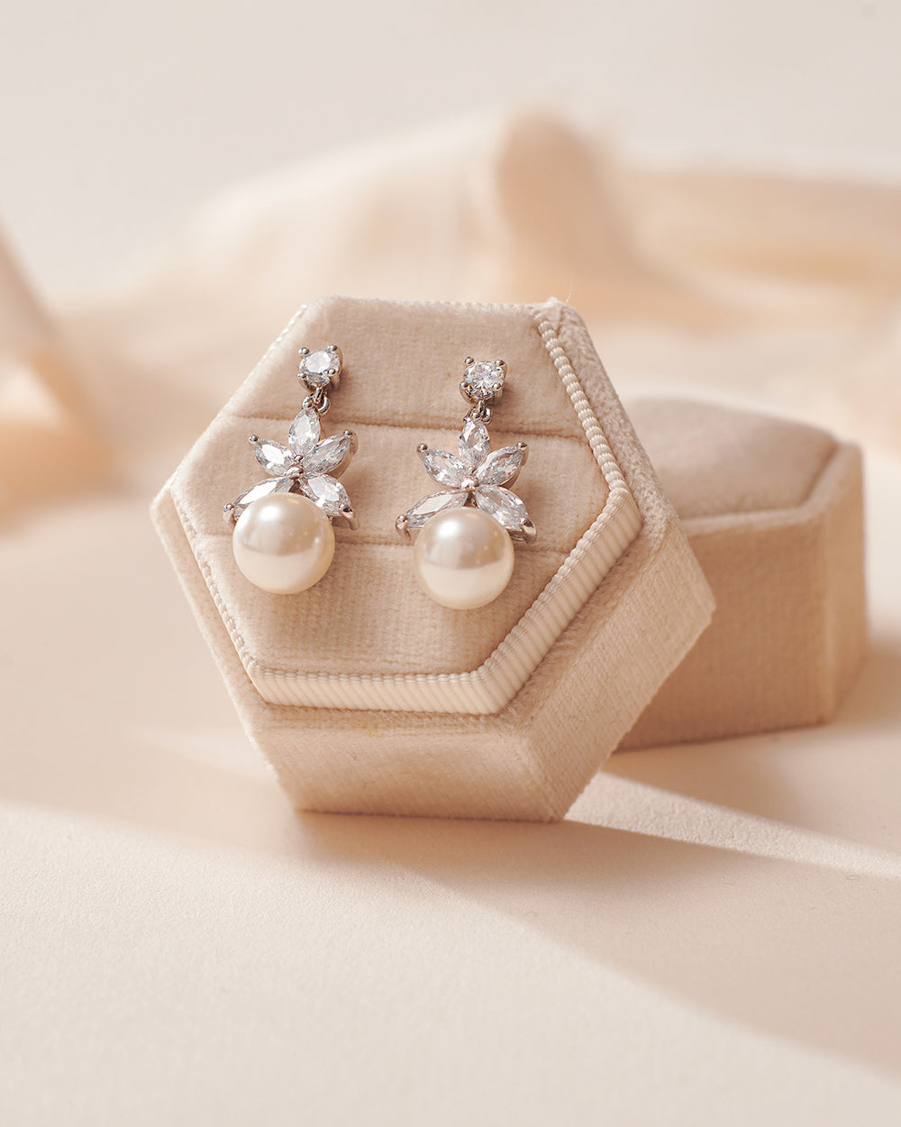 Cayden Pearl Earrings for Women - Elegant Freshwater Pearl Stud Earrings | Perfect for Weddings, Parties & Everyday Wear