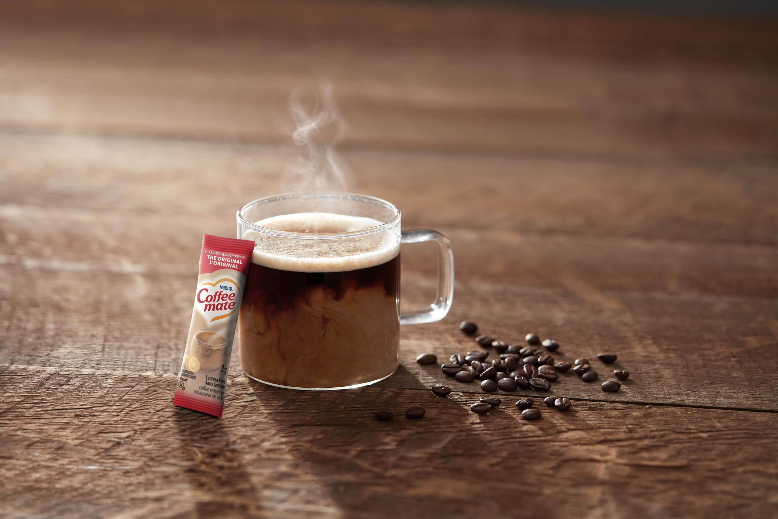 COFFEE MATE Original Coffee Creamer Powder - 100% Lactose Free, Kosher Certified, 1000 Single-Serve Packets (3g Each) - Perfect for Office, Home & Travel Use