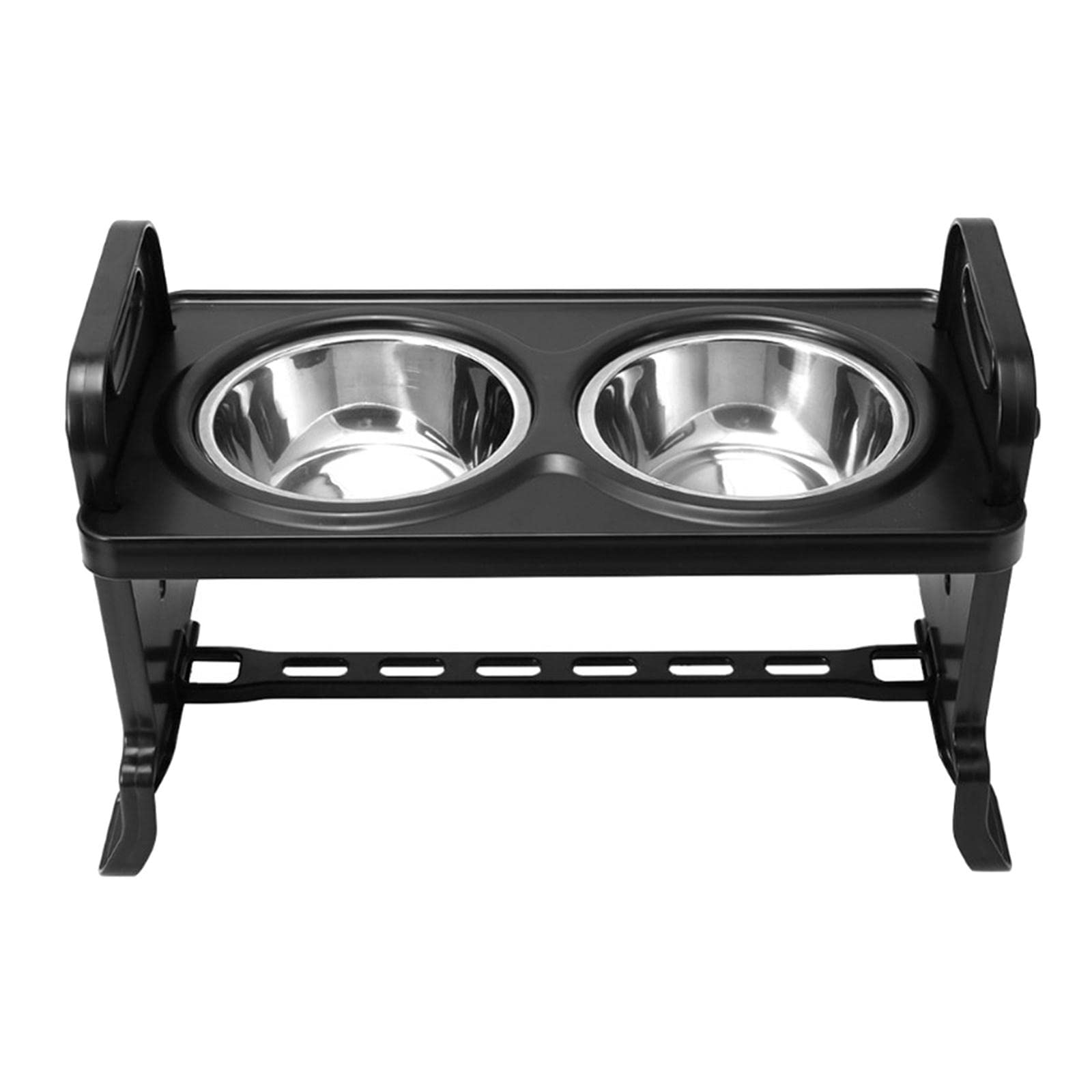Non-Slip Elevated Dog Bowls - Adjustable Height Raised Pet Feeder for Small, Medium & Large Dogs - Perfect for Mealtime Comfort & Joint Health - Ideal for Home, Kennel & Travel Use