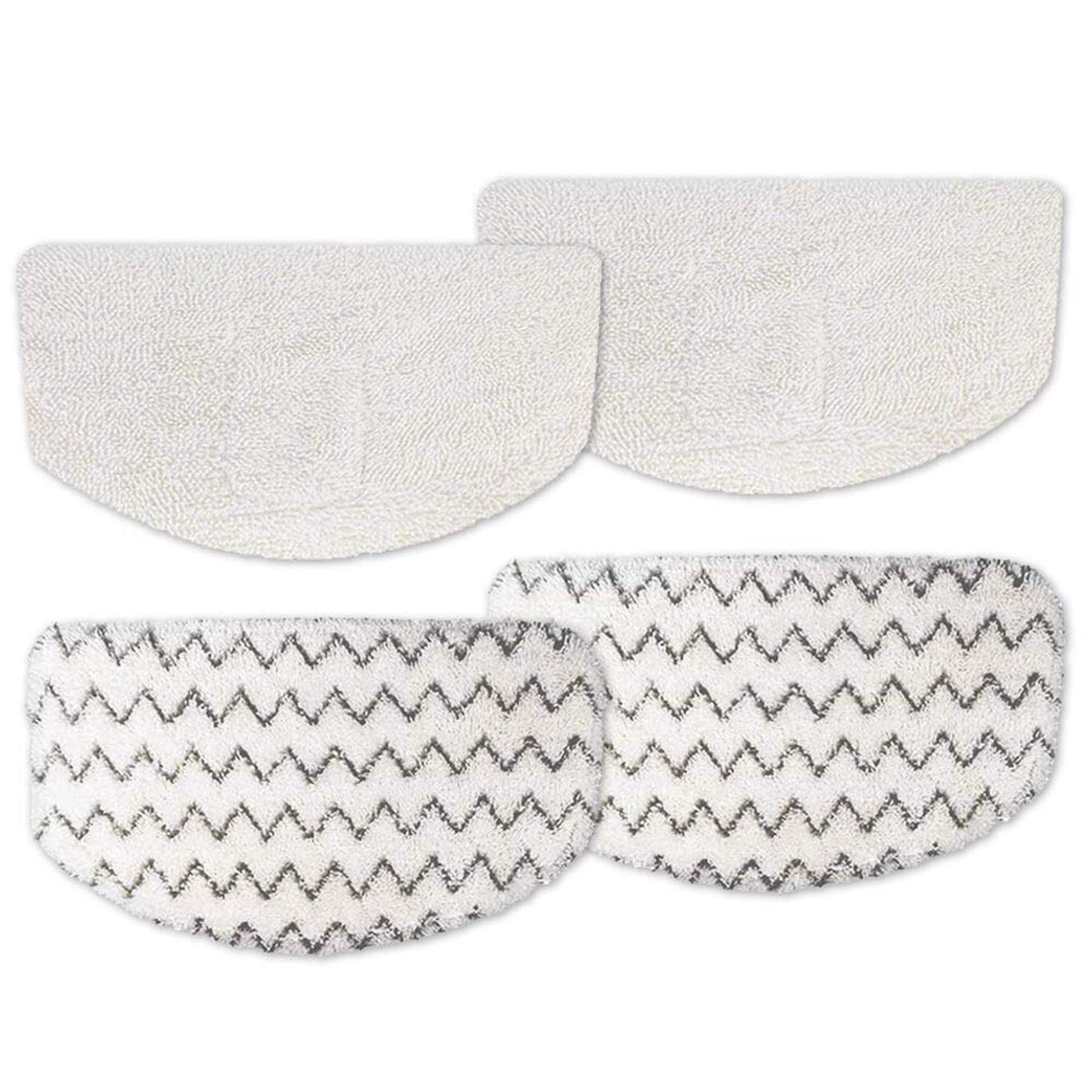 4 Pack Compatible Bissell Steam Mop Pads for PowerFresh 1806, 1544, 1440, 2075A, 2685A - Model 1940 Series (19402, 19408, 1940a, 1940f, 1940q, 1940t) - Replacement Part #5938 #203-2633 - Perfect for Deep Cleaning Floors, Tiles, and Hardwood Surfaces