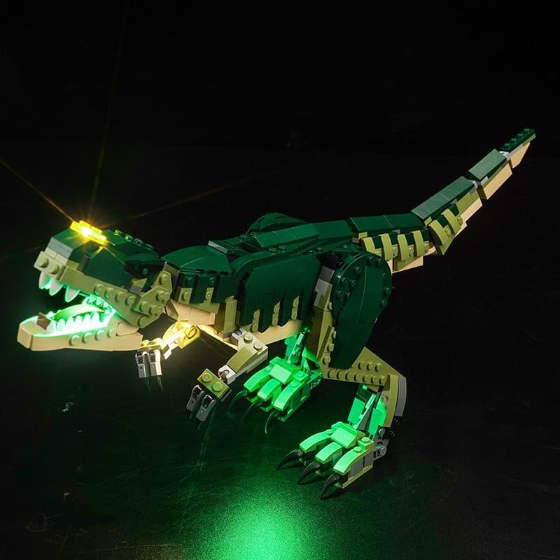 LEGO Creator 3 in 1 T. rex 31151 Light Kit - LED Lighting Set for Dinosaur Building Blocks - Perfect for Night Display & Model Showcase