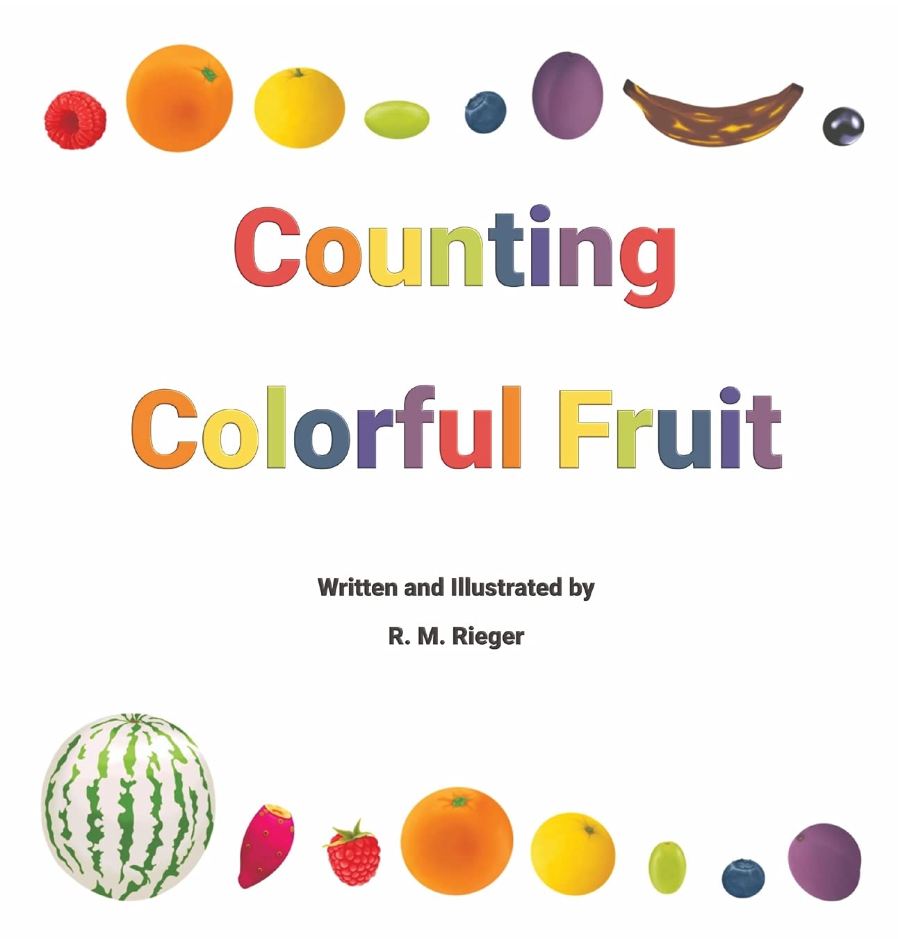 Counting Colorful Fruit - Educational Math Learning Toys for Kids - Perfect for Preschool Counting Games & Homeschool Activities