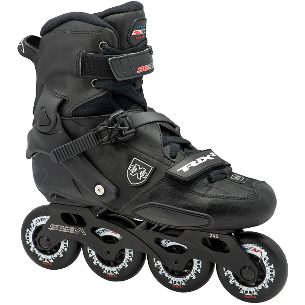 SEBA Trix 2 20 80 Aggressive Inline Skates for Adults - High Performance Urban Skating & Freestyle Slalom - Perfect for Street Skating, Fitness & Advanced Skaters