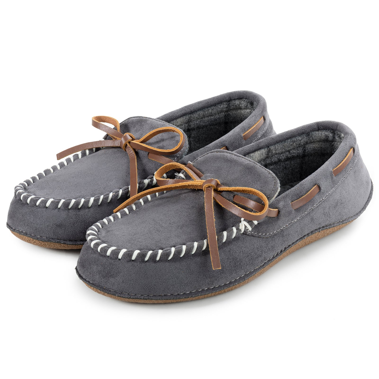 RockDove Men's Pierside Faux Leather Moccasin Slip-On Loafers - Comfortable Casual Shoes for Men, Indoor & Outdoor Wear, Perfect for Home, Office, and Travel