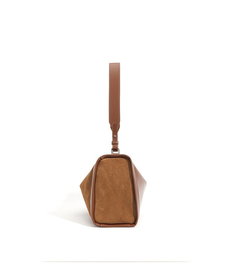 Genuine Leather Shoulder Messenger Bag for Men & Women - Stylish Tote & Crossbody Bag for Work, Travel & Everyday Use