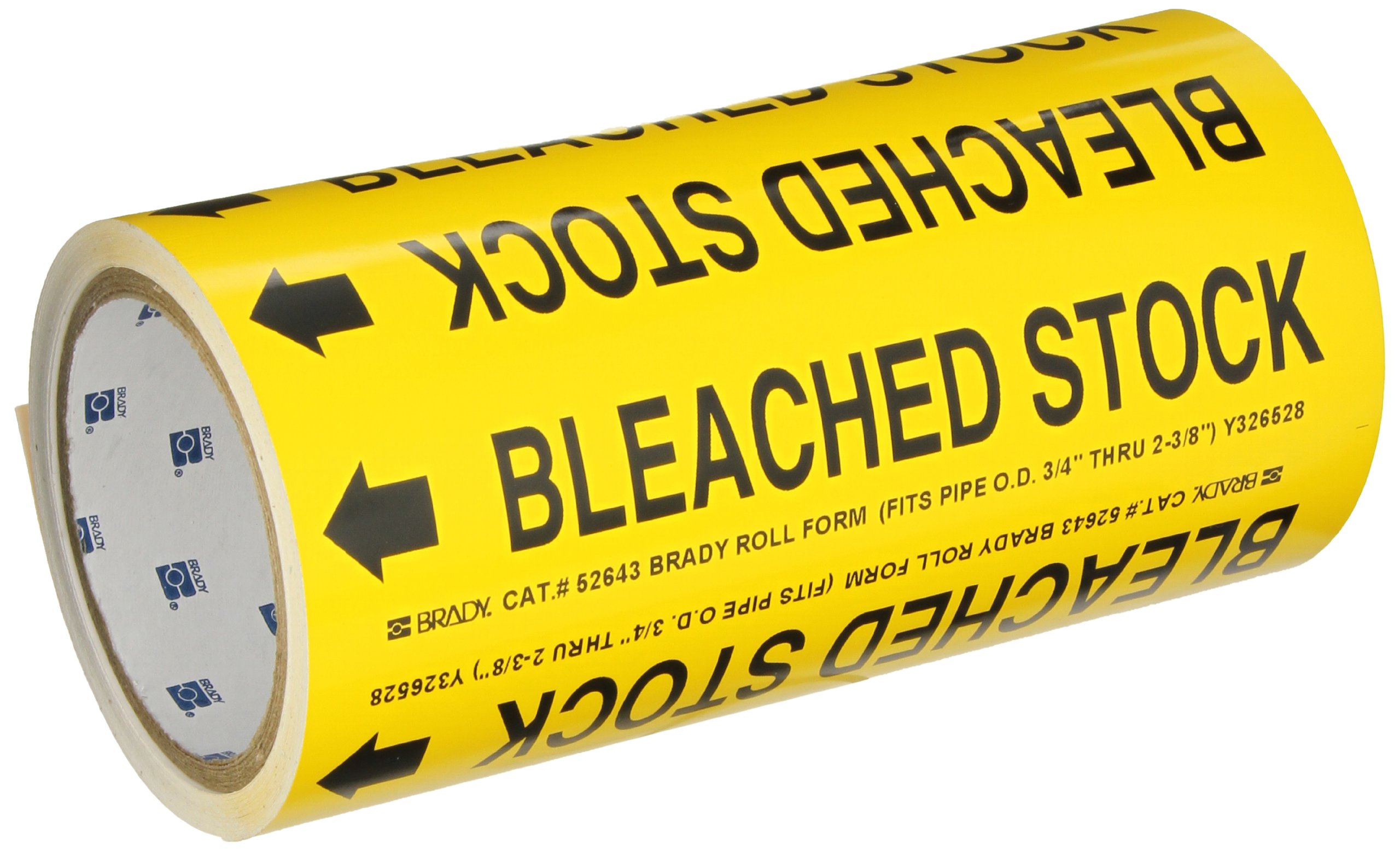 Brady 52643 Roll Form Pipe Markers - 8